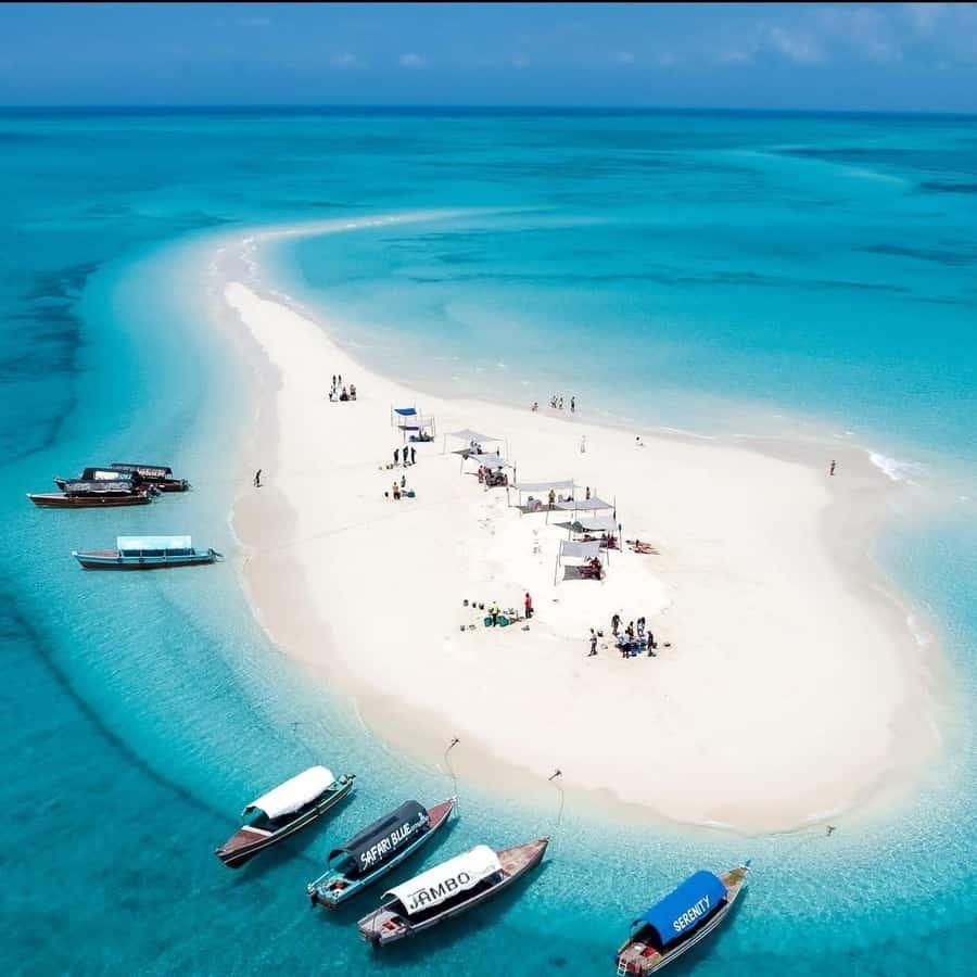Nakupenda Sandbank – Zanzibar - LITTLE LION TOURS AND SAFARIS Nakupenda Sandbank Zanzibar Surrounded by Turquoise Waters