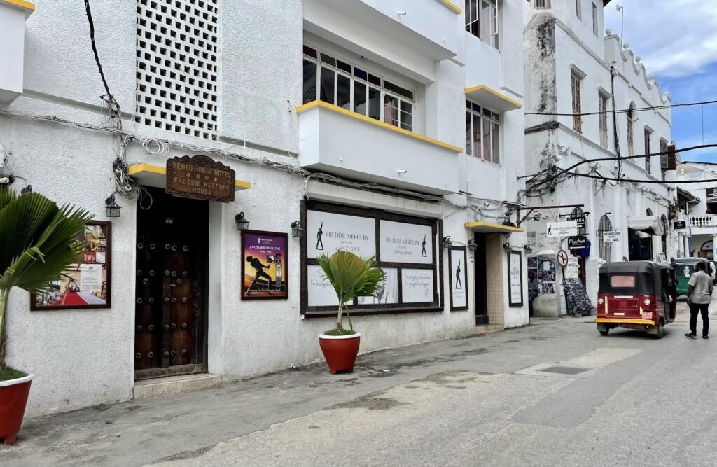 Freddie Mercury House – Stone Town Zanzibar - LITTLE LION TOURS AND SAFARIS Freddie Mercury House in Stone Town Zanzibar